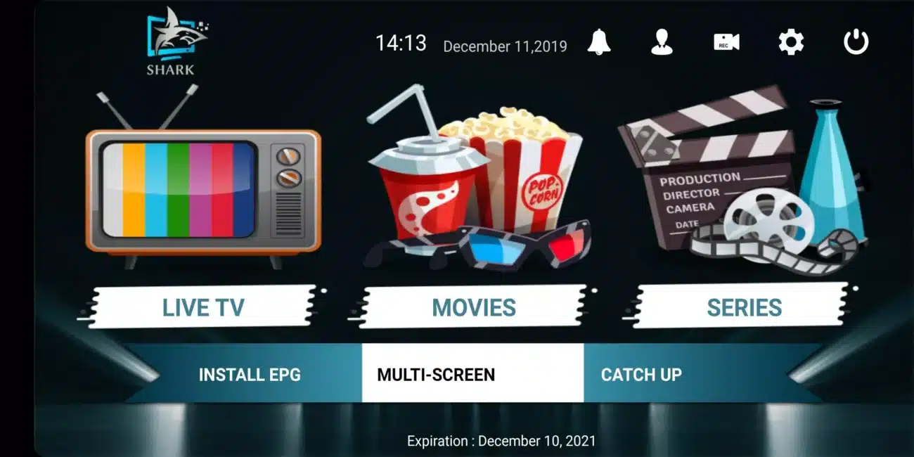 Shark IPTV Pro لقطات الشاشة