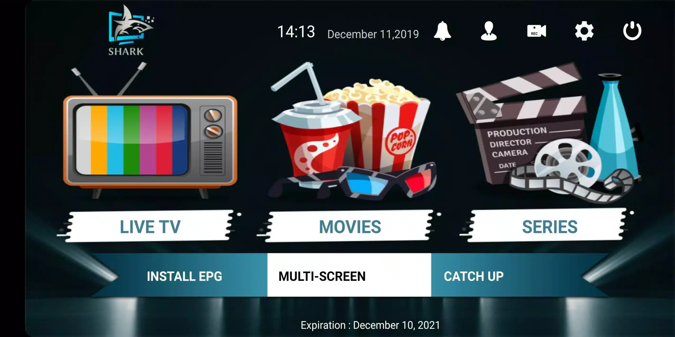 Shark IPTV Pro لقطات الشاشة